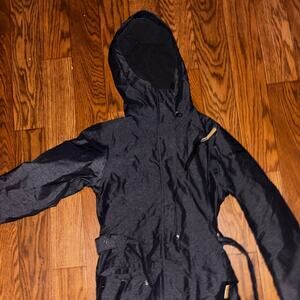 Columbia Omni Heat Long Insulated Parka Jacket black  Womens Sz. XS